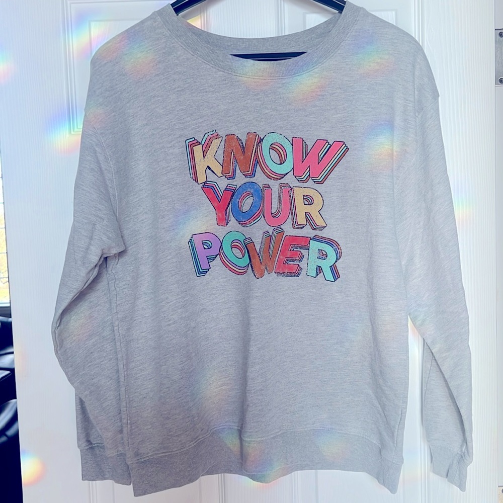 This is a gray Vintage Canvas sweatshirt. (Only wore once)